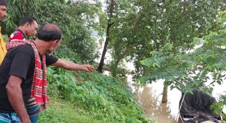 দুই শিশু মেয়েকে নিয়ে নদীতে ঝাঁপ দিলেন অসহায় মা